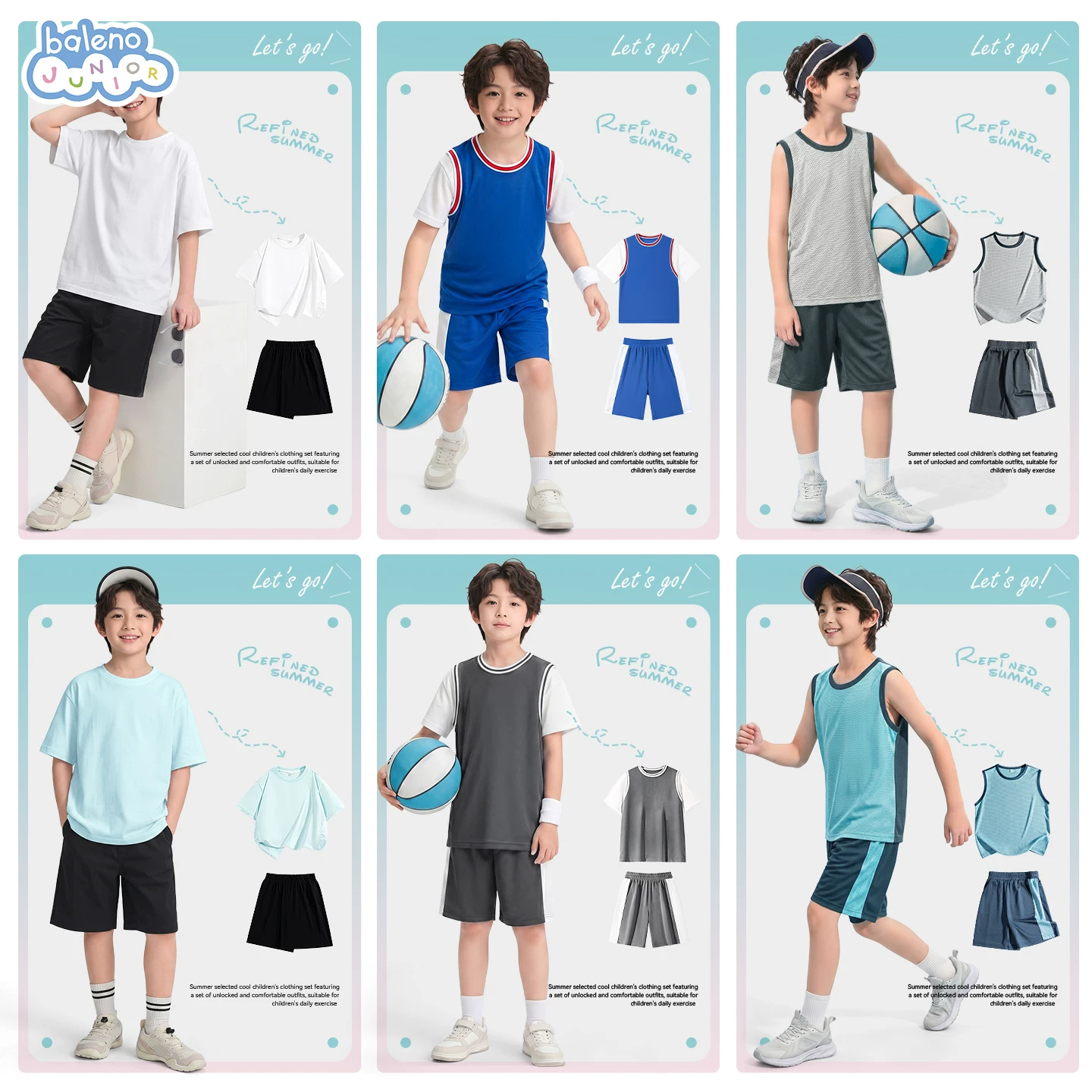 班尼路童装夏装套装2件