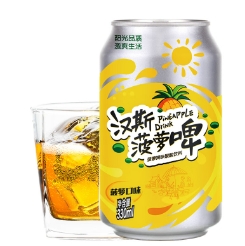 21.2元！汉斯菠萝啤330ml*6罐*4件