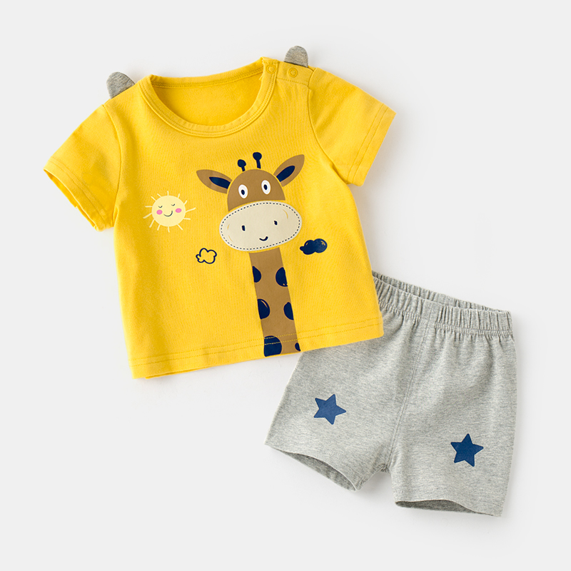 【拍3件】宝宝短袖套装夏季男童夏装