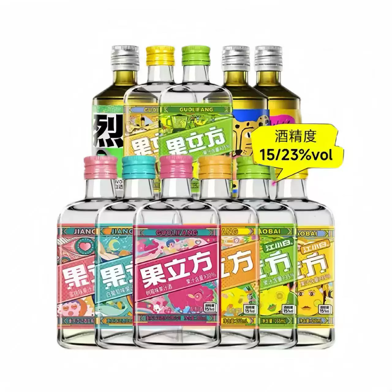 江小白果立方果酒4瓶