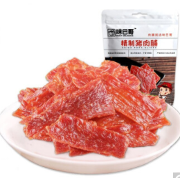 3.9元包邮！味巴哥 猪肉脯 100g/袋
