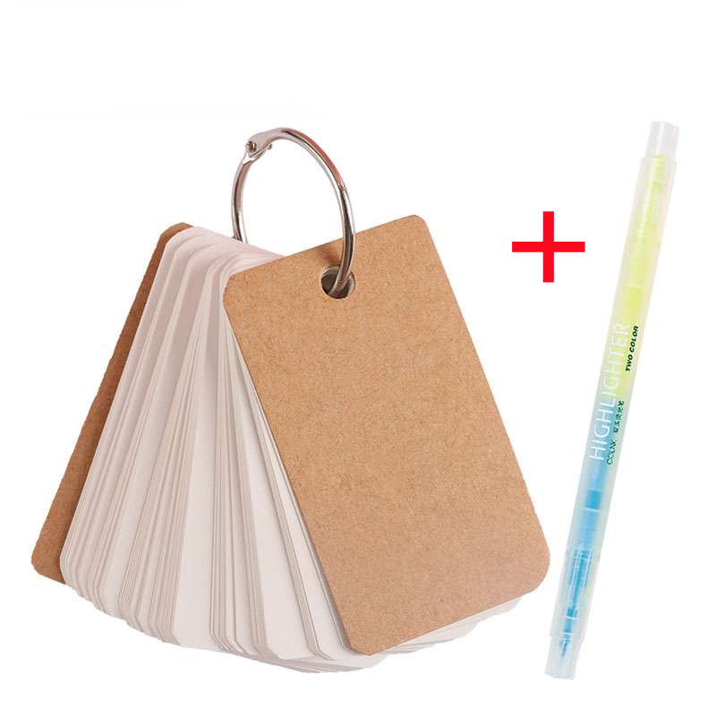 1.5秒杀【送笔】100张加厚耐磨环形备忘卡片