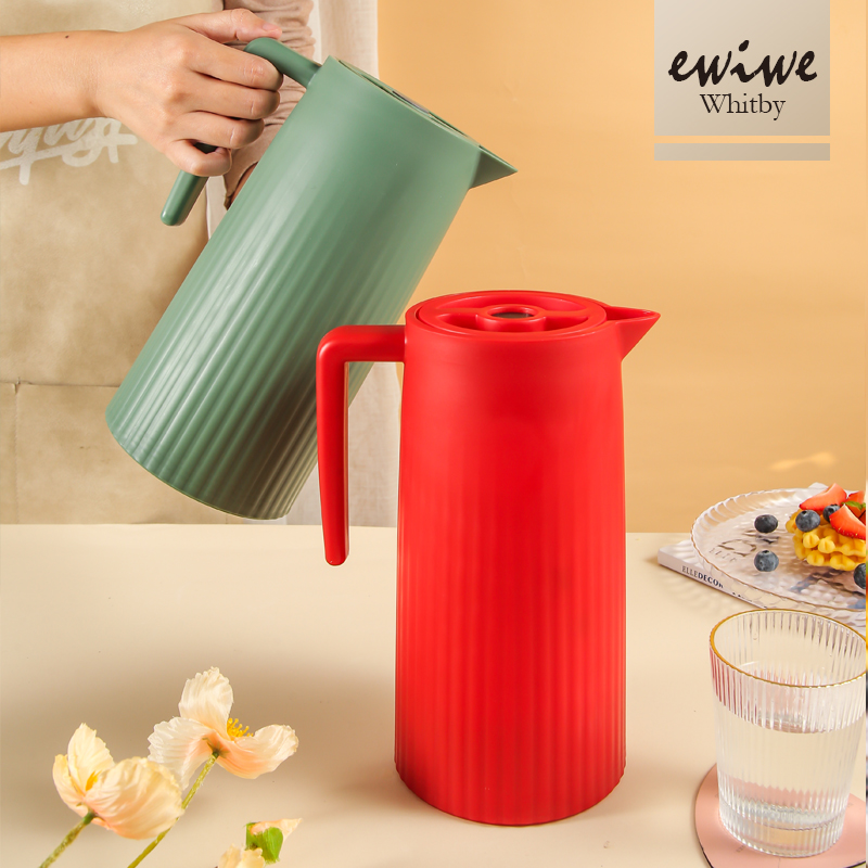 EWIWE 玻璃保温水壶日纹保温壶