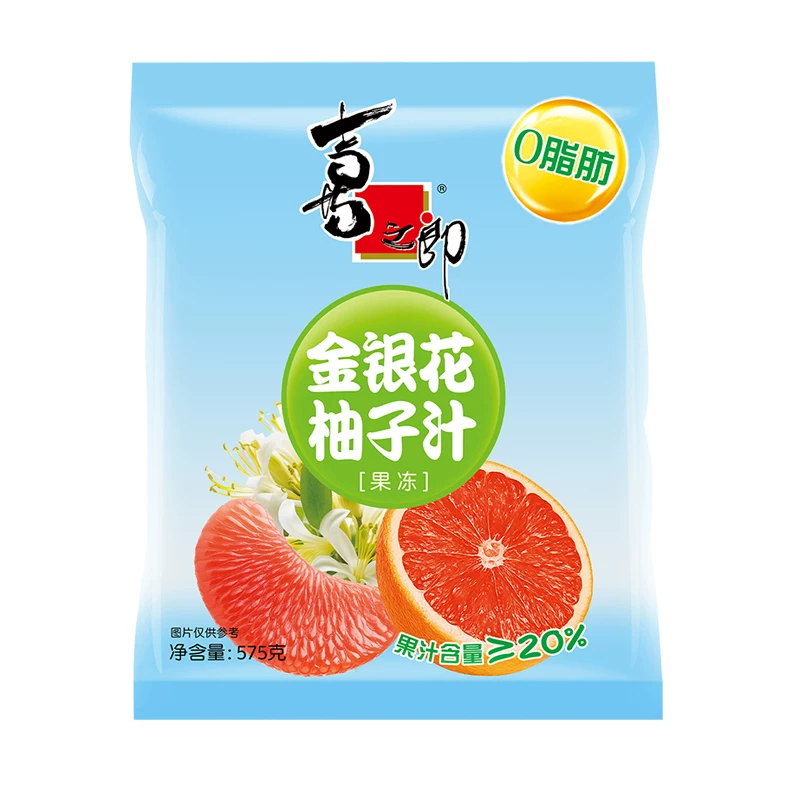 喜之郎金银花柚子汁秋梨枇杷果汁果冻575g