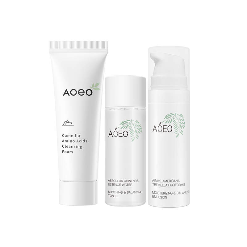 AOEO山茶花水乳套装3件套