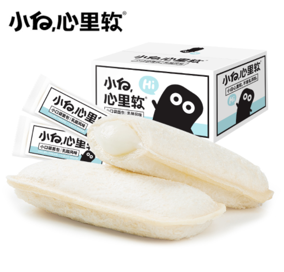 29.9元包邮！乳酸菌小口袋面包2箱*420g