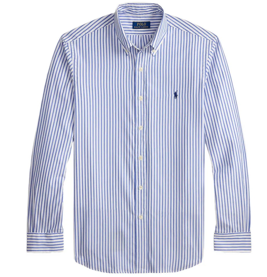 Polo Ralph Lauren 蓝白竖条纹衬衫61折入手