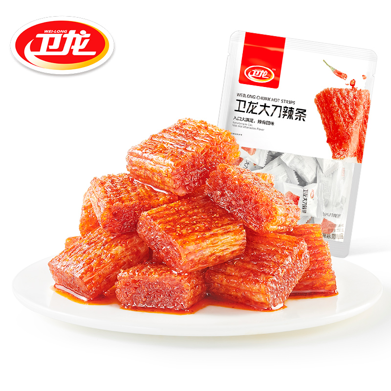 【可签到】卫龙经典大刀肉香辣味辣条30包