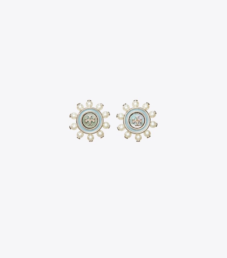 tory burch Kira Pearl Stud Earrings