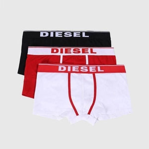 Diesel UMBX-DAMIENTHREEPACK 男士弹力平角内裤3条装