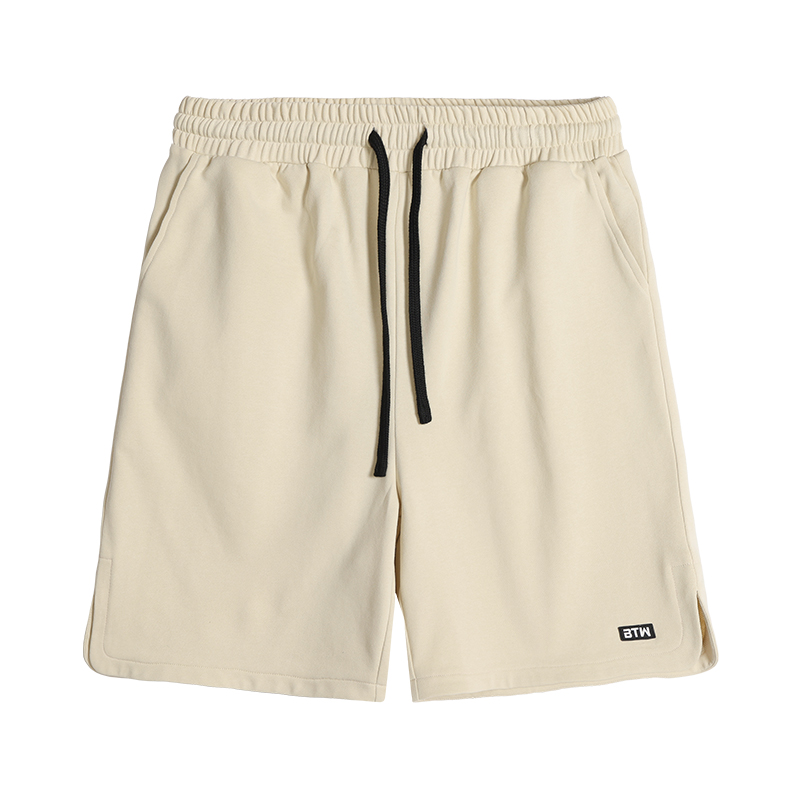 【蜜蜂服饰大上新】BTW直筒抽绳短裤