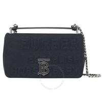 BURBERRY巴宝莉小号Lola Horseferry Logo帆布单肩包