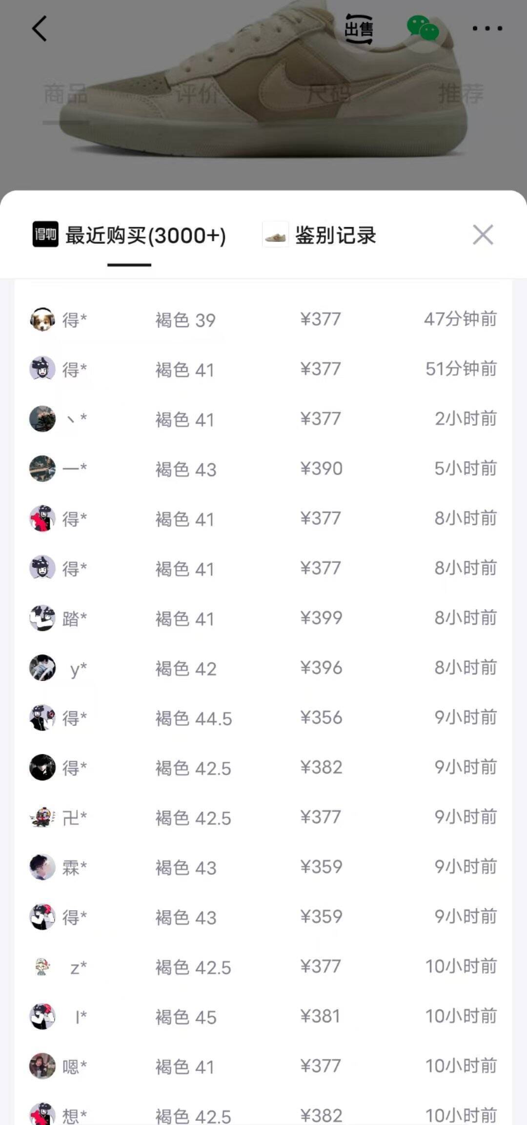 耐克Force 58运动鞋消费券到手仅282元，得物价390元