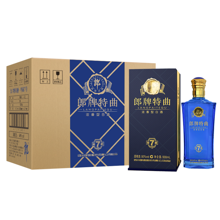 郎牌特曲窖藏7号50度500ml*6瓶