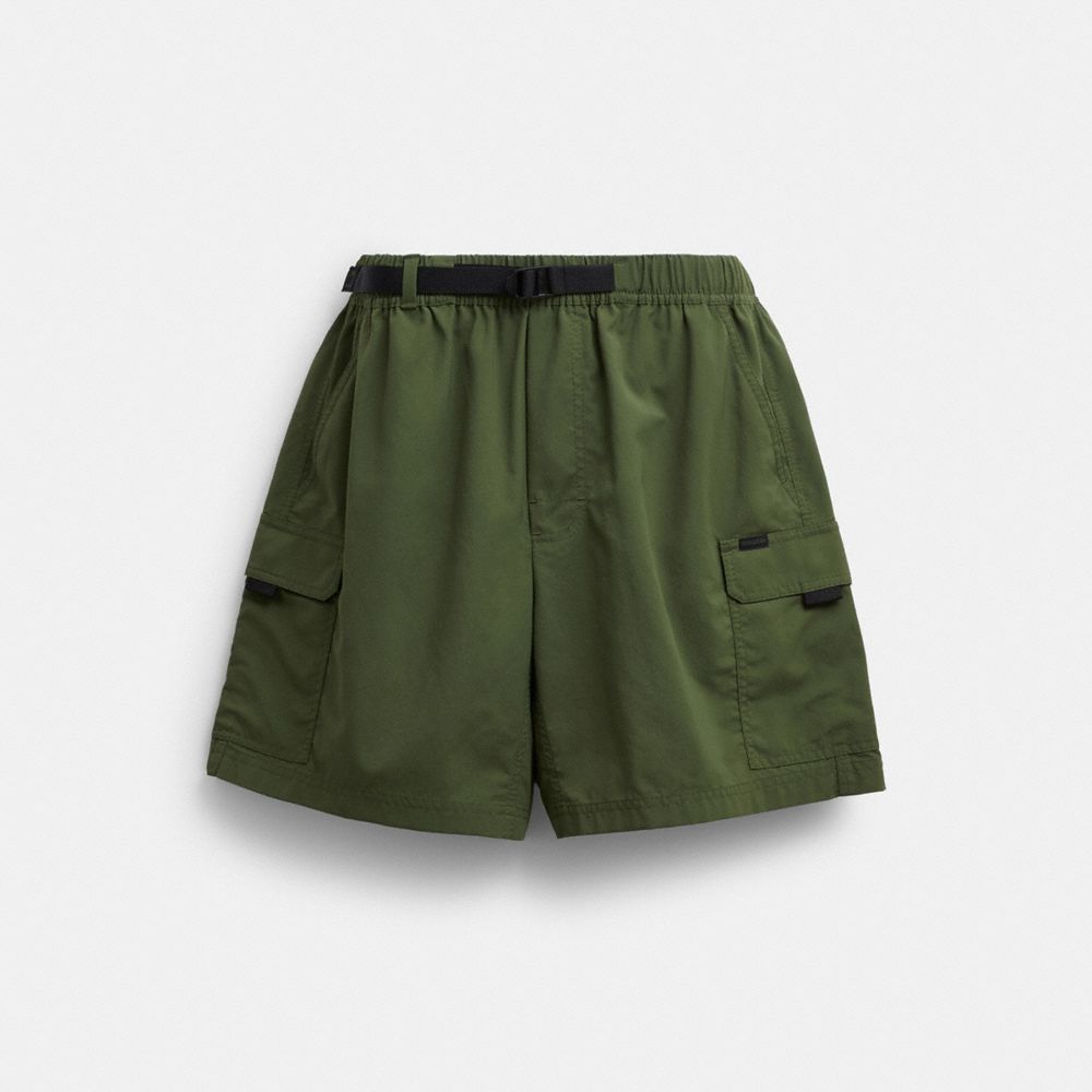 coach nylon utility short in recycled nylon CY570-MOS