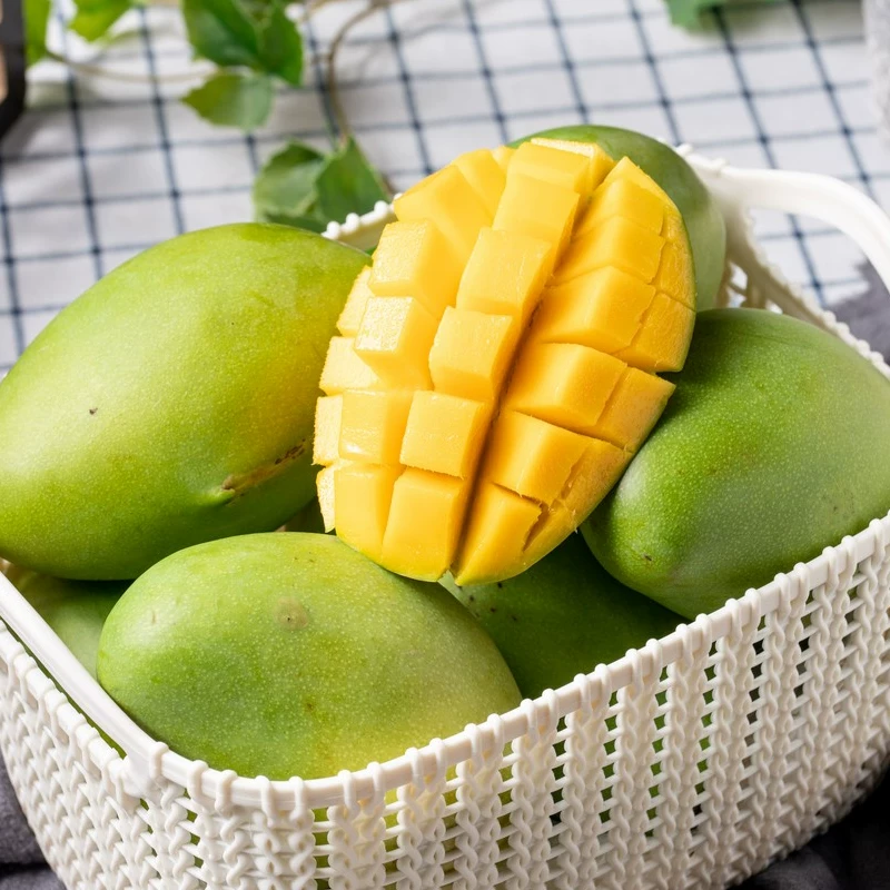 越南玉芒新鲜水果3斤起青皮薄皮芒果清甜水润非金煌芒果多规格
