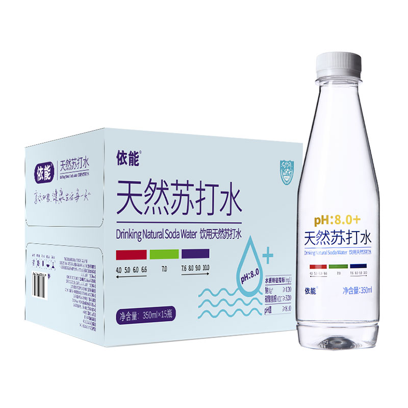 依能天然苏打水350ml*15瓶