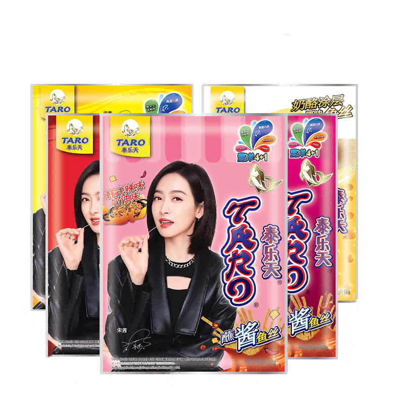 宋茜代言！泰乐天组合装鱼丝