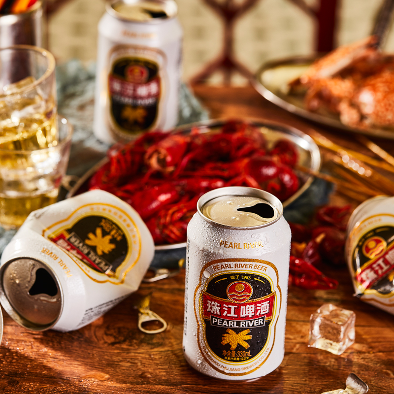 【珠江啤酒旗舰店】老珠江啤酒330ml*12罐