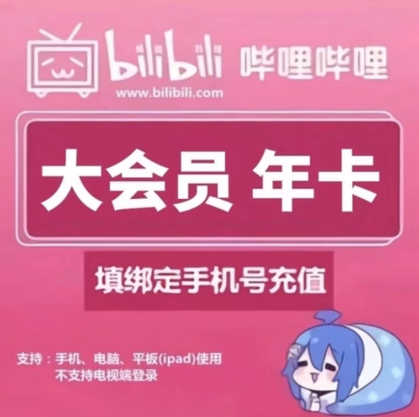 98.8元！哔哩哔哩年卡