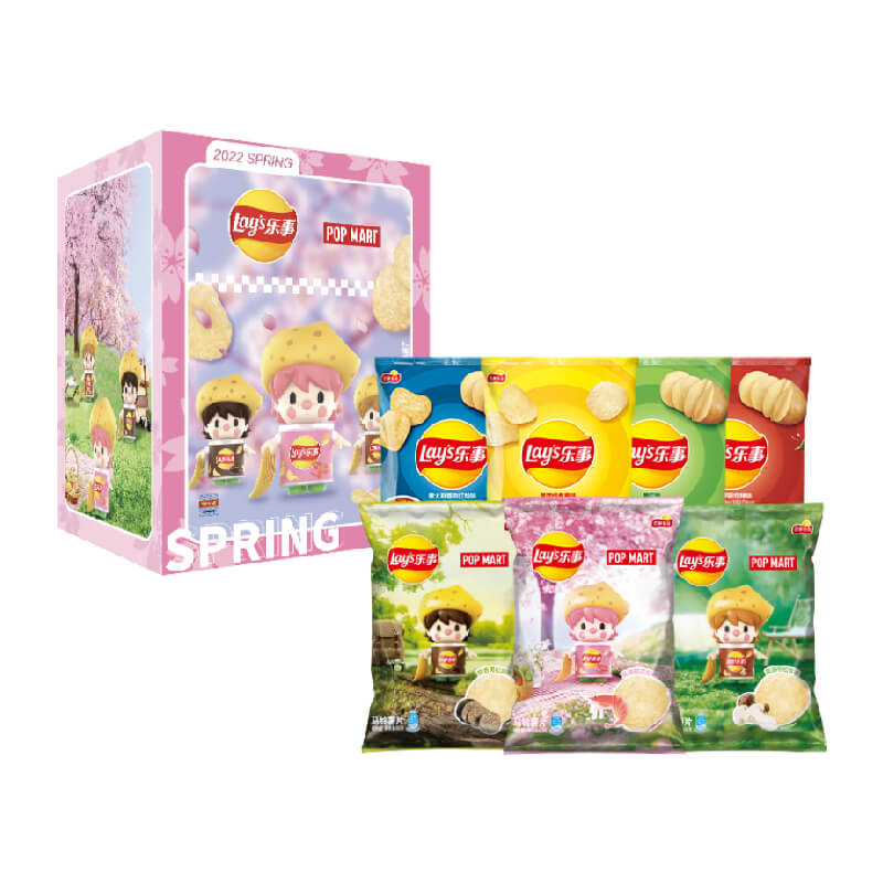 返10猫卡！乐事泡泡玛特小甜豆薯片礼盒460g