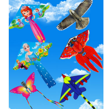 5.8元包邮！巧亮 新款30米线卡通风筝