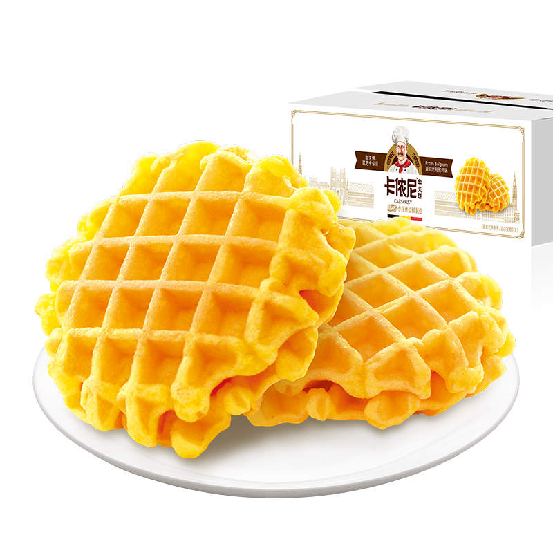 【旗舰店】回头客 卡侬尼华夫饼500g