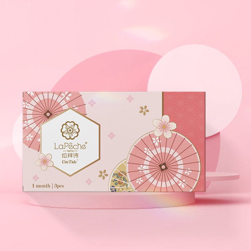 【视客】拉拜诗伞语美瞳月抛3片*