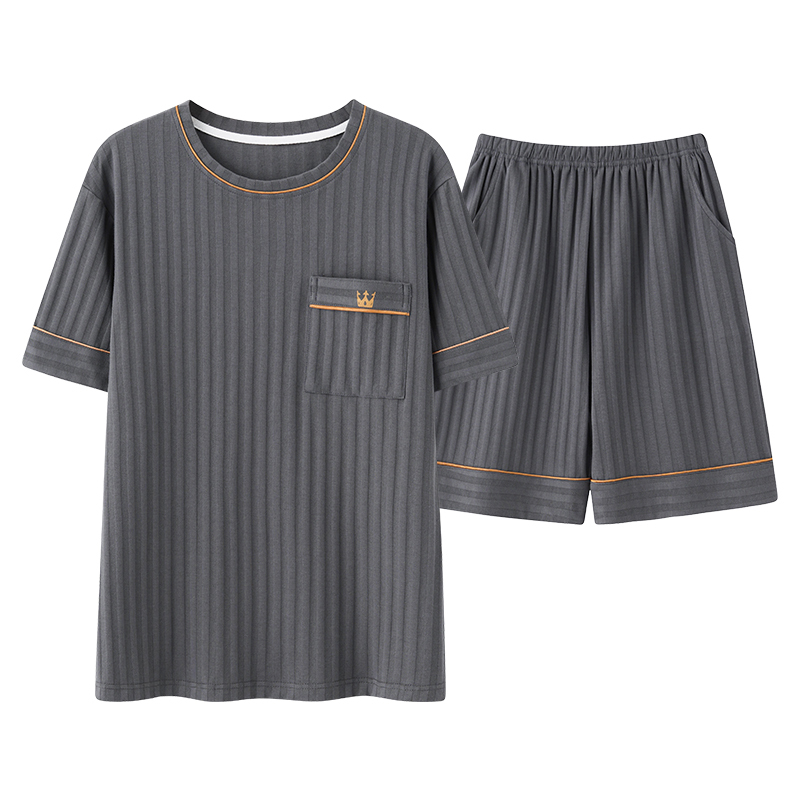 猫人大牌！男士纯棉大码睡衣家居服套装