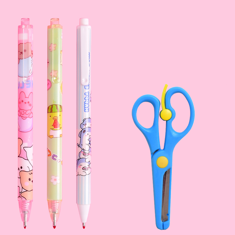 按动笔型点点胶水点胶笔diy儿童手工用