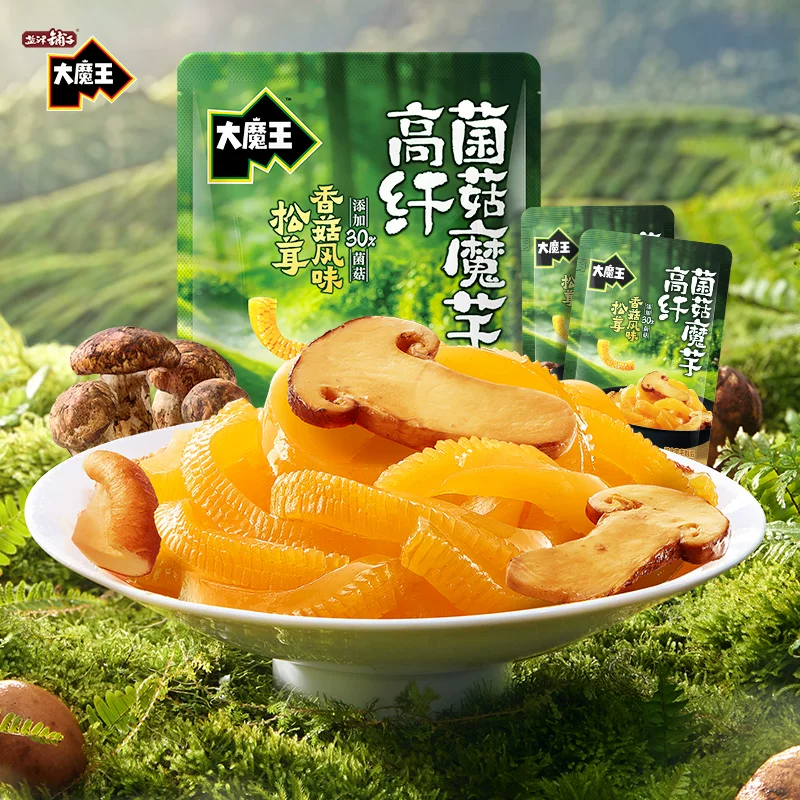 盐津铺子菌菇魔芋零食540g*2袋