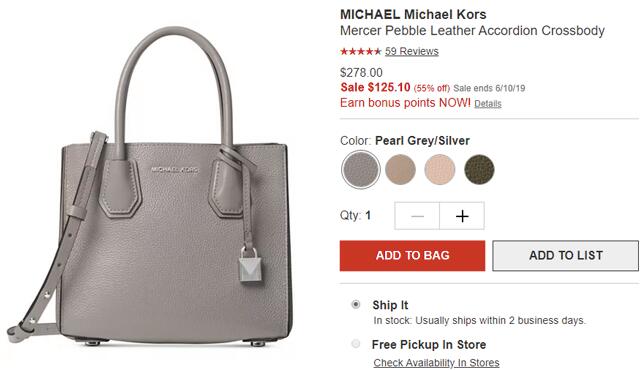 macys michael kors mercer