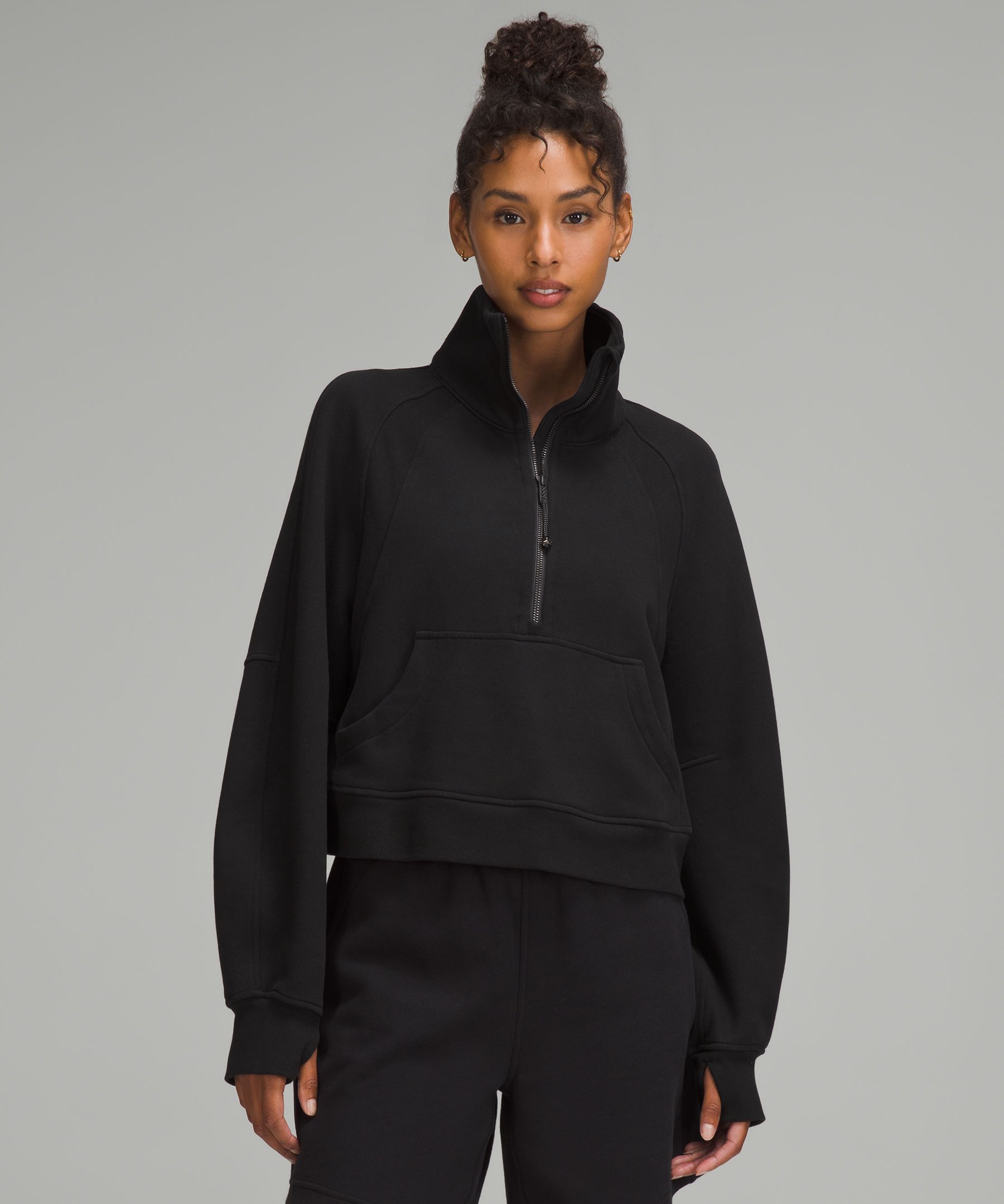 Lululemon Scuba Oversized Funnel-Neck Half Zip