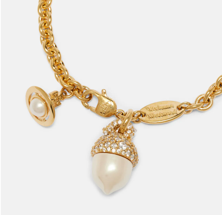 Vivienne Westwood金色榛果手链限时折上折