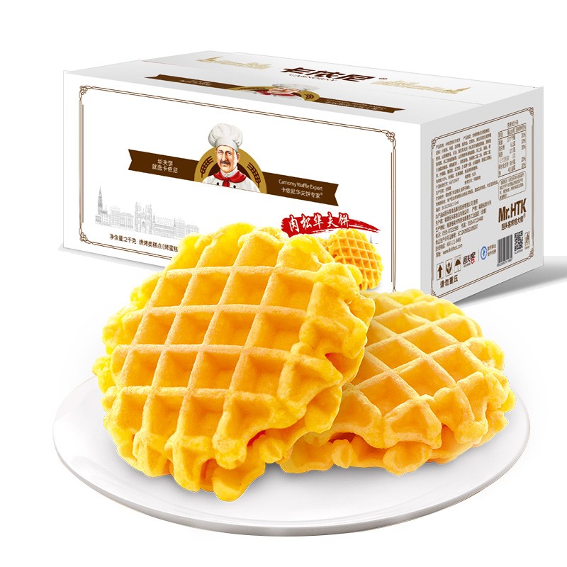 【新品】回头客肉松华夫饼2000g
