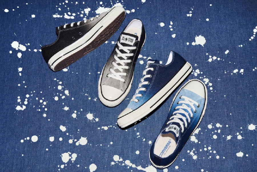 Converse“All Star”新品上市“渐变色”牛仔鞋_拔草哦