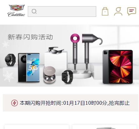 凯迪拉克车主10点有几款半价
