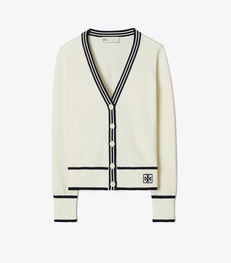 tory burch Cropped Wool Cardigan