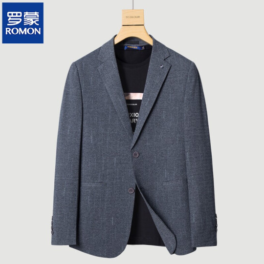 169元包邮！罗蒙 2022新款男修身西服外套