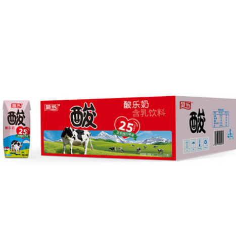 97.26元包邮！成都特产菊乐 酸奶200ml*60盒