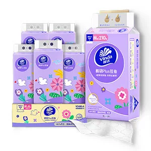 【加大M码】维达悬挂式抽纸棉韧4层6提整箱大包壁挂式餐巾卫生纸
