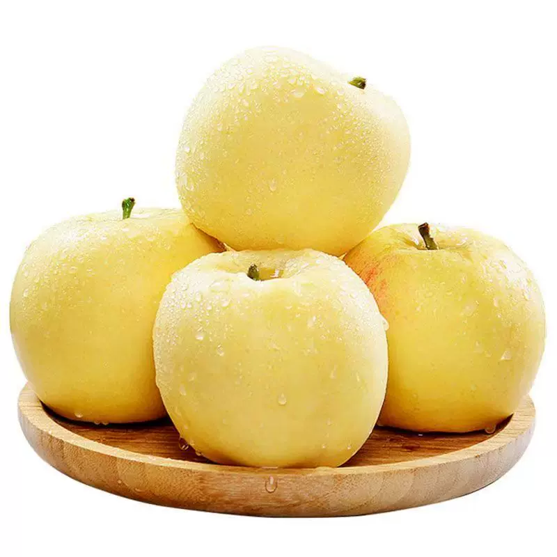 山东正宗黄金奶油富士苹果苹果脆甜薄皮奶油味新鲜纯天然孕妇水果
