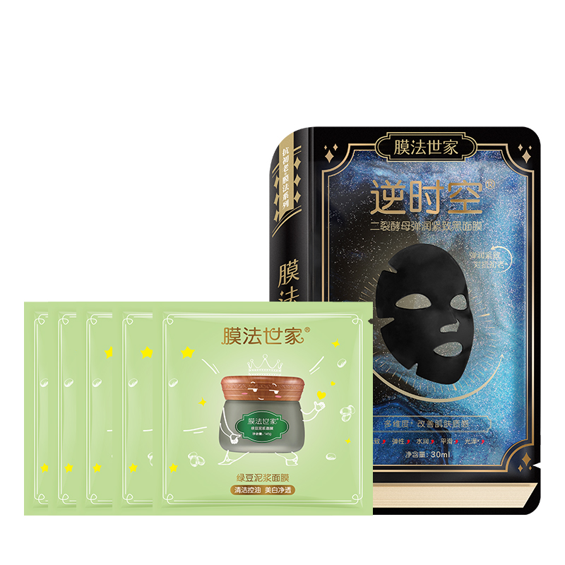 膜法世家海豚皮抗初老面膜组合6片