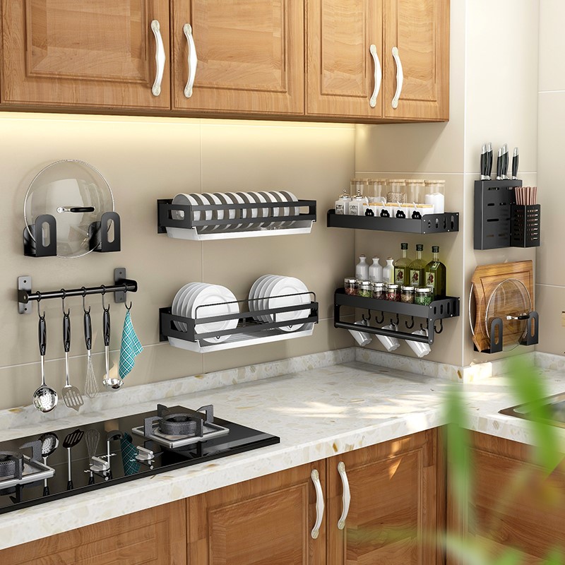 厨房置物架免打孔收纳架