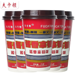 12.9元包邮！夫卡顿  酱香拿铁75g*6杯