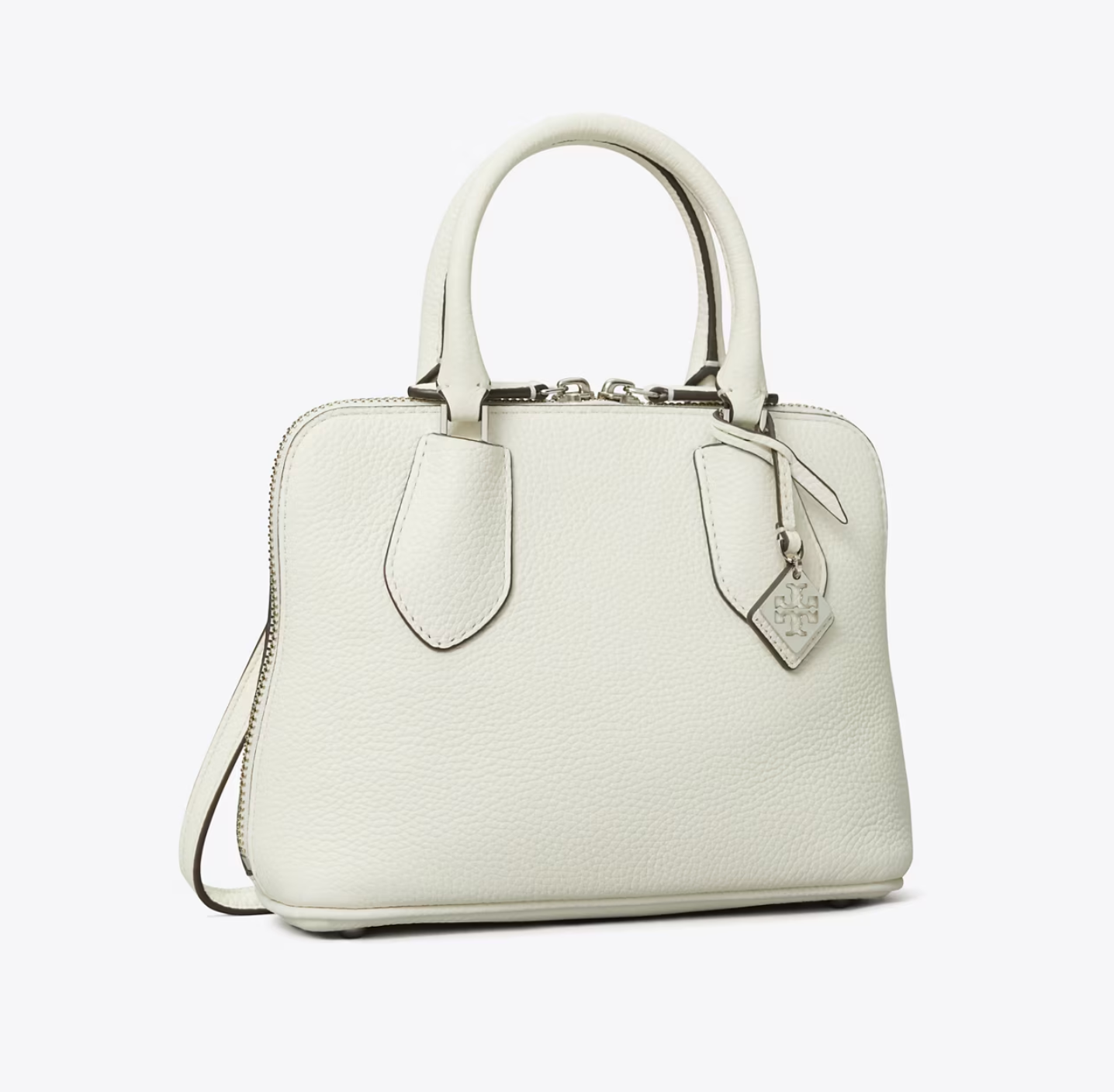 Tory Burch Swing Satchel     White