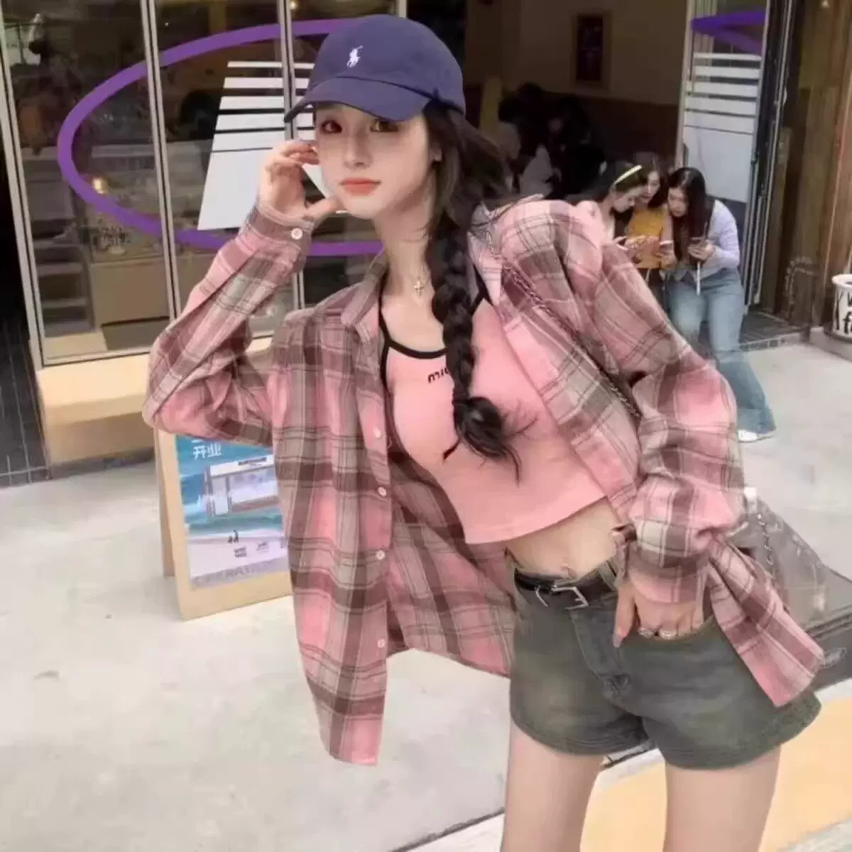 春夏百搭潮流格子衬衫！