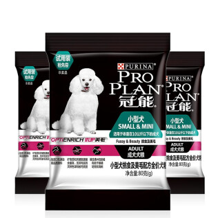 1元！冠能 小型犬成年期全价犬粮60g*3