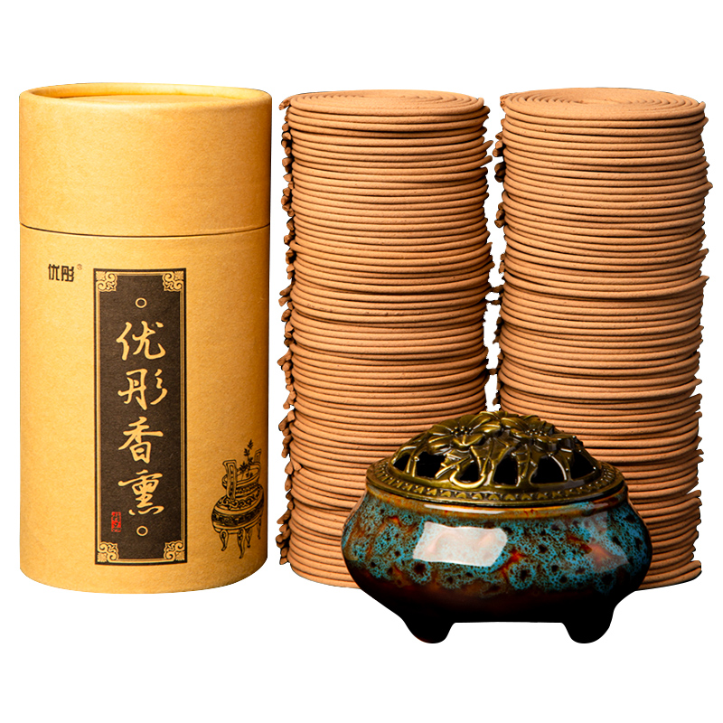 【优彤】驱蚊沉香盘香家用装96盘