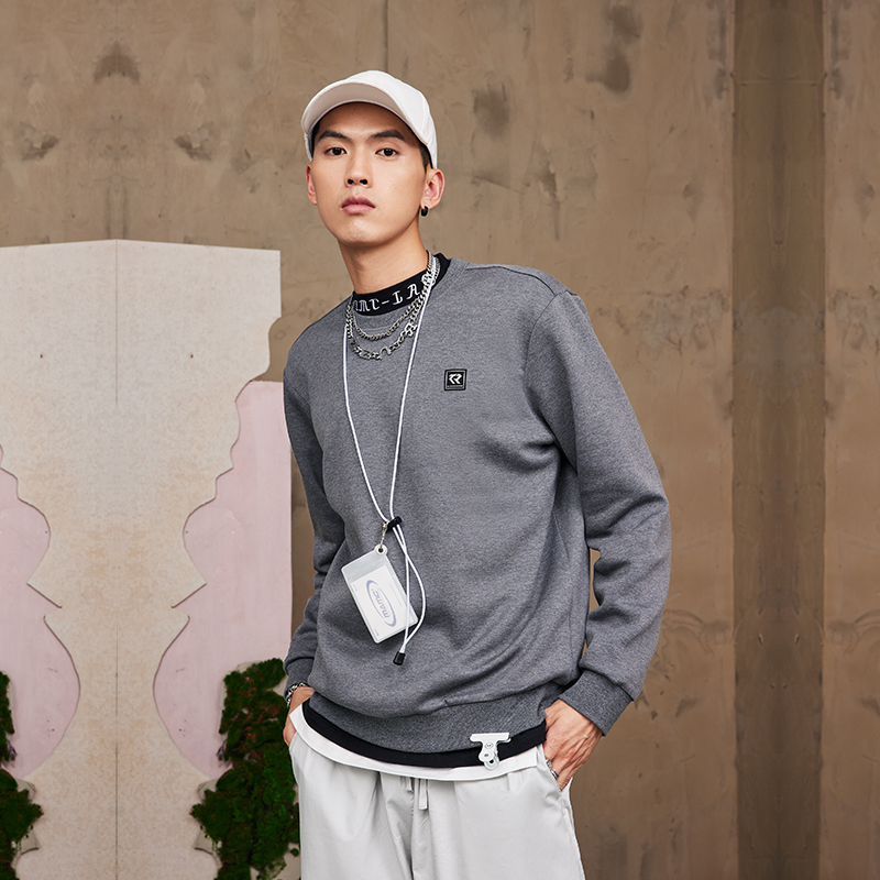 361运动冬季新款圆领套头衫